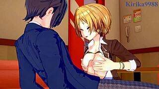 Juri Saijo and Chiyoko Sonoda Intense Hentai Sex