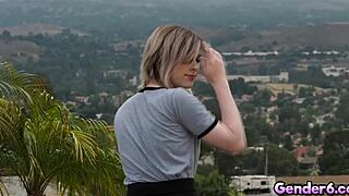 Super Hot Blonde TS Ella Hollywood Anal Fucked By Dad!