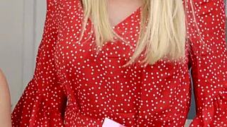 Valentine's day celebration turns into fun threesome with brandi love and kiara cole