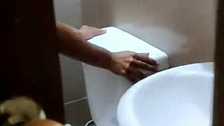 Latina Neighbor Swallows Cum After Intense Bathroom Fucking Session