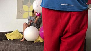 Latina Mistress Pearl and Nikki Rockwell in Wild Non-Popping Fetish Fun