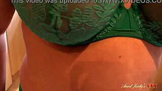 Fucking busty stepmom olga in the kitchen pov, taboo cougar sex experience