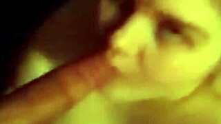 Wife Gets Late Night Throat Fuck And Huge Cum Facial