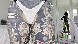Sexy micro bikinis and fetishes show tattooed beauty Melody Radford