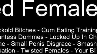 You are my pathetic little bitch, bound and helpless