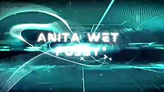 Young Pretty Anita Tastes Soya Milk on Her Big Ass for the First Time