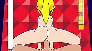 samus in zero suit tempts with anal and blowjob