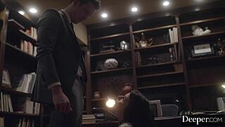 Vixenplus Ivy LeBelle Gets Taught Kinky Lesson With Muff Diving And Fucking