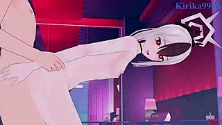 Kyouyama kazusa and onikata kayoko have intense sex with big tits and creampie in blue archive hentai