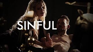 milf pornstar gets rough sensual massage close up