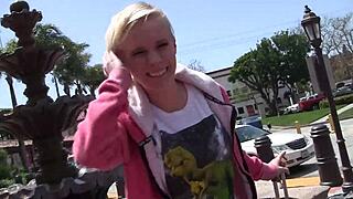 Beautiful blonde gets her pussy licked and fucked in 1 on 1 action