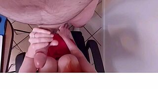 Redhead Amateur Wife Sucks Big Cock For Creampie