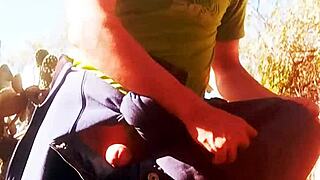 a guy masturbates in his room