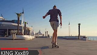 Slim african student negotiates grades with professor