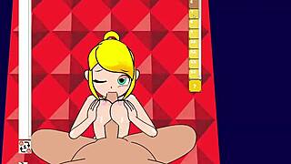 samus in zero suit tempts with anal and blowjob