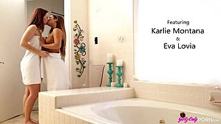 Eva Lovia And Karlie Montana Scissor