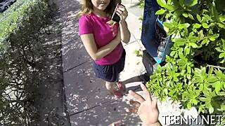 Courtney Loxx Sucks Cock Before Rough Fucking in Hardcore Sex