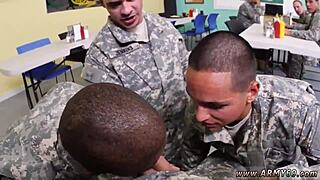 Black teen studs bang in classroom under drill sergeant