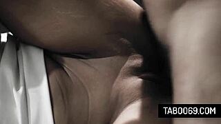 Blonde Milf Ella Reese Bangs Investigator in Threesome with Clueless Husband.