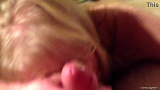 Suggestive Scene Of Housewife Jenna Jaymes Deepthroating During The Game With Her Big Tits