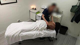 Jessica, a thic black student, loved my special massage and couldn't get enough of it.