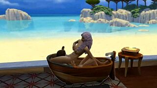 Seraphina hooks up with the neighbor in Sims 4 hentai style.