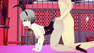 Hana Uzaki Feels Intense Pleasure in Bunny Girl Sex with Yanagi Uzaki