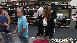 Oh Wow, Rough Sex In The Shop With Blowjobs And Doggystyle! 😍