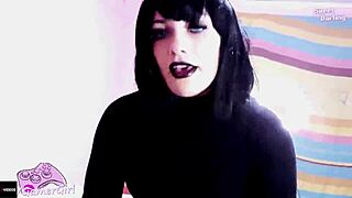 Hot goth stepsister enjoys hard fuck with sweetdarling