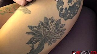 Big Tit Babe Mara Martinez Gets Tattooed. Then Fucked Intensely in Missionary.