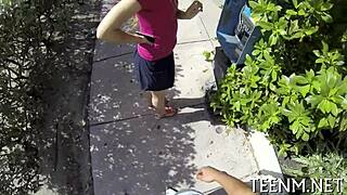 Courtney Loxx Sucks Cock Before Rough Fucking in Hardcore Sex