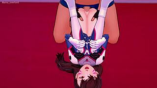 Dva returns to love hotel for anal assfucking