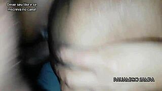 I am fucking the pussy of the big ass in the hair