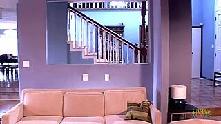 Redhead milf gets face fucked with her big tits out in deepthroat