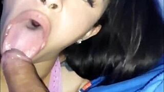 Latina Teen Giving Best Blowjob