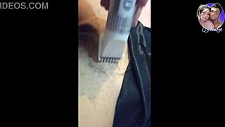 Caught Waxing in Bathroom? Young Asian Exposed!