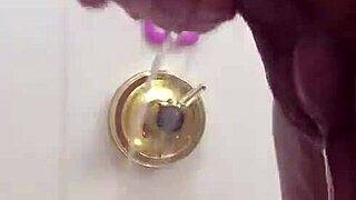 I love jacking off in the shower with huge gay cum