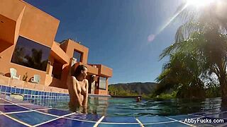 Abigail Mac Pool Fun With Big Tits And Ass