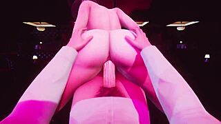 Student Banged by Two Guys in Wild 3D Anime Club Scene