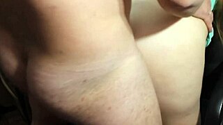 sweet doggy style cum in hot pussy, i bent her over and filled her up deep