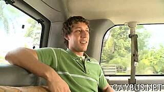 Gay fellow in passionate encounter