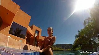Abigail Mac Pool Fun With Big Tits And Ass