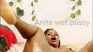 I slid a dildo into my ass outdoors