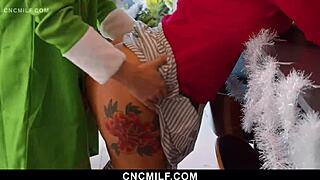 horny elf encounters stepmom and stepdaughter in fantasy adventure