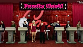 in sims 4 parody, milf enjoys european vacation with big tits and ass