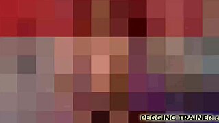 Femdom and strapon action in a hot threesome