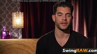 Swingers orgy with tattooed group