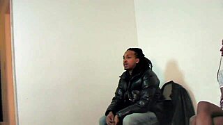 Behind The Scenes, Stephanie Reigns Strips And Bends Over For Anal Doggystyle With Her Long Legs And Natural Tits!