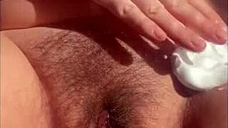 oh, look at that pulsating pussy squirting in close up! wet cunt reaching o-o-o orgasm!