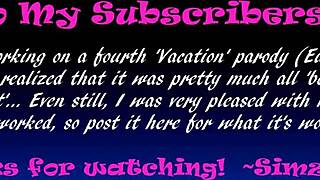 in sims 4 parody, milf enjoys european vacation with big tits and ass